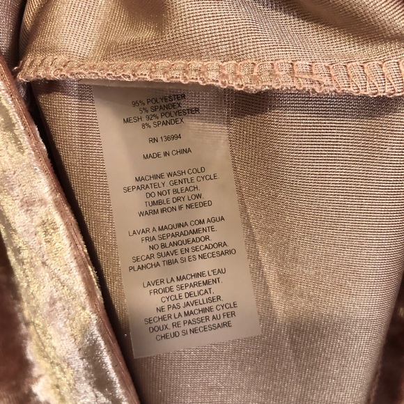 Liquid by Sioni Crushed Velvet Tank Size XL - Picture 4 of 4